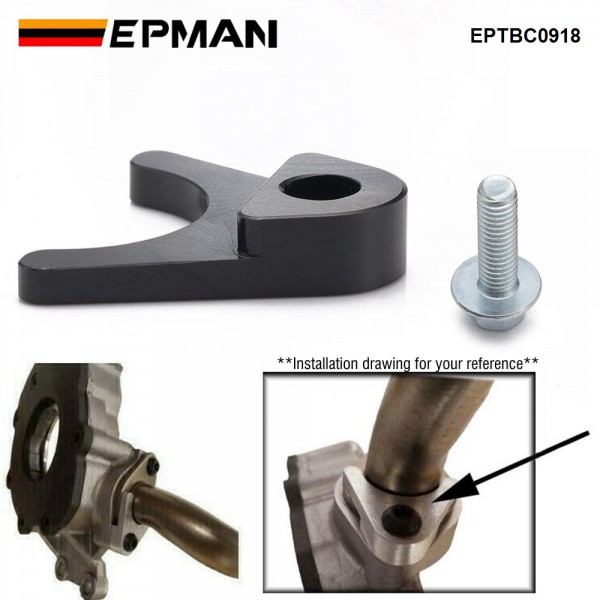 EPMAN Racing LS Engine Oil Pump Pickup Retainers Tube Brace Clamp/Girdle For Engine 4.8 5.3 6.0L LS LS1 LS2 LS3 EPTBC0918