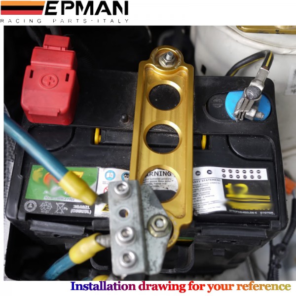 EPMAN Racing Battery Tie Down For Password JDM for Honda Civic/CRX 88-00 Integra S2000 EP-DPJ001D