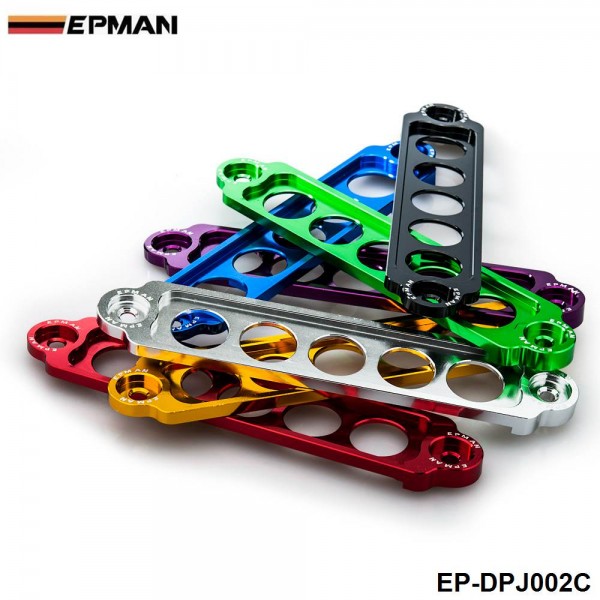EPMAN Racing Aluminium Battery Tie Down For Honda Civic SI 02-05 Replace for PASSWORD JDM Style EP-DPJ002C