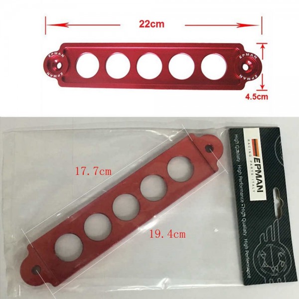 EPMAN Racing Aluminium Battery Tie Down For Honda Civic SI 02-05 Replace for PASSWORD JDM Style EP-DPJ002C