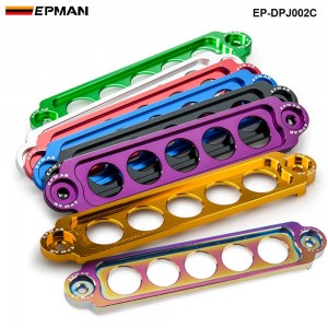 EPMAN RACING ALUMINUM BATTERY TIE DOWN FOR HONDA Civic SI 02-05 NEW GUNMETAL Replace for PASSWORD:JDM STYLE EP-DPJ002C