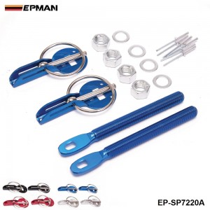 EPMAN Racing Sport Hood Bonnet Pin Kit Aluminium For All Cars Lock Locking EP-SP7220A