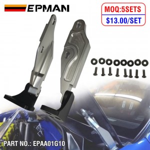 EPMAN Billet Quick Hood Hinge Release Latch For Honda Civic EK 96-00 Acura Integra CRV 92-01EPAA01G10