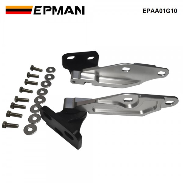 EPMAN Billet Quick Hood Hinge Release Latch For Honda Civic  EK  96-00 Acura  Integra CRV 92-01EPAA01G10