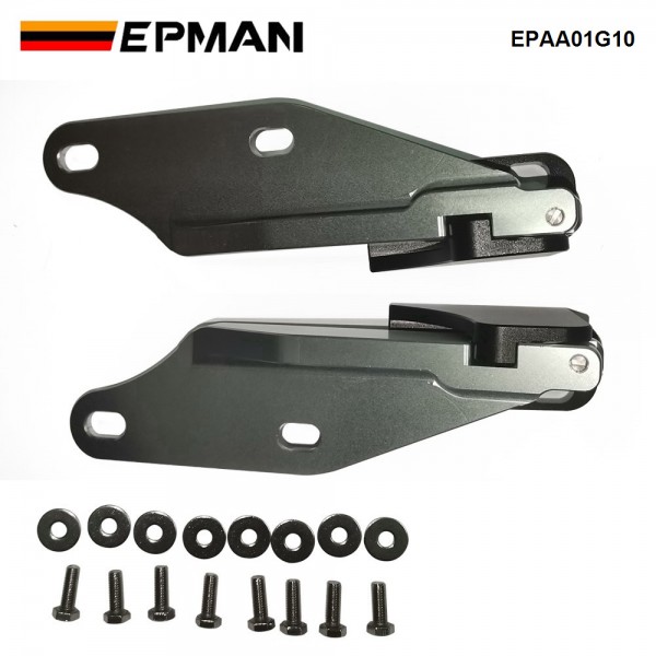 EPMAN Billet Quick Hood Hinge Release Latch For Honda Civic  EK  96-00 Acura  Integra CRV 92-01EPAA01G10