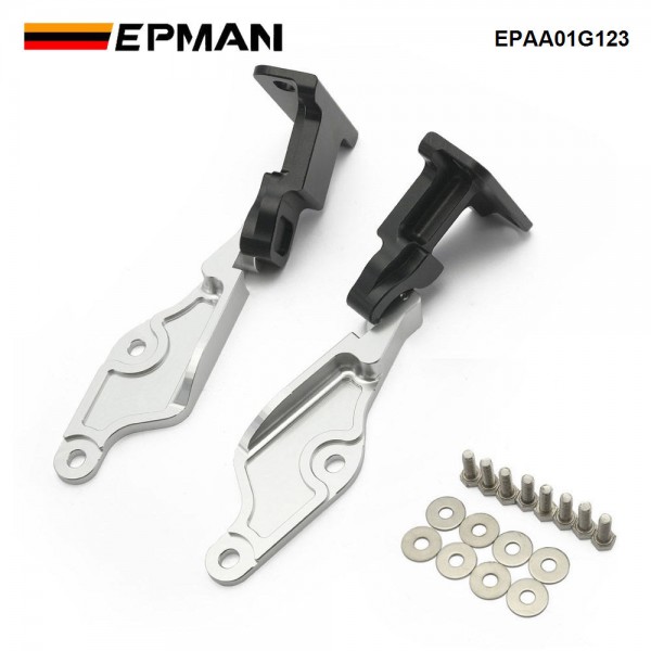 EPMAN Billet Aluminum Quick Hood Hinge Release Latch For Honda Acura RSX DC5 EPAA01G123