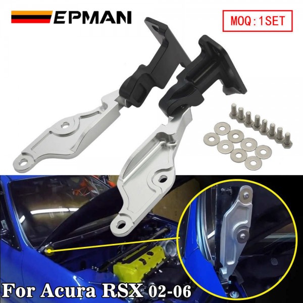 EPMAN Billet Aluminum Quick Hood Hinge Release Latch For Honda Acura RSX DC5 EPAA01G123 EPMAN Billet Aluminum Quick Hood Hinge Release Latch For Honda Acura RSX DC5 EPAA01G123