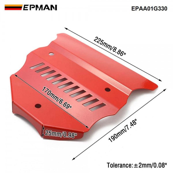 EPMAN 6061-T6 Aluminum Engine Bay Guard Red Powder Coated Fit Subaru BRZ Toyota GR86 2022-2025 OEM EPAA01G330