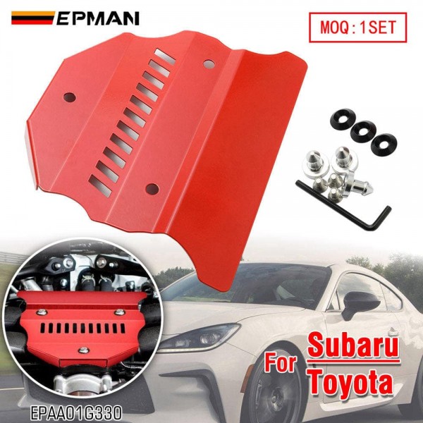 EPMAN 6061-T6 Aluminum Engine Bay Guard Red Powder Coated Fit Subaru BRZ Toyota GR86 2022-2025 OEM EPAA01G330