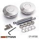 EPMAN Quick-Latch 2.5" Low Profile Push Button Hood Pins Fastener - Billet - Satin - Each EP-HP006