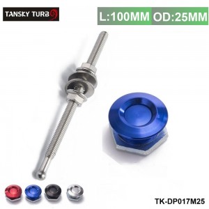 TANSKY  -1" Min Aluminum Quick Latch Hood Pin Kit Rear Bumper Release TK-DP017M25