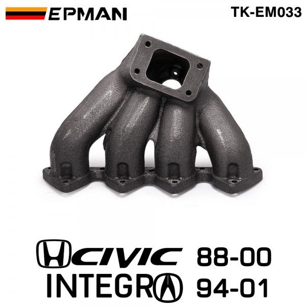 TANSKY Top Mount T3 Turbo Manifold Exhaust Header For B-Series 88-00 Civic 94-01 Integra TK-EM033 TANSKY Top Mount T3 Turbo Manifold Exhaust Header For B-Series 88-00 Civic 94-01 Integra TK-EM033