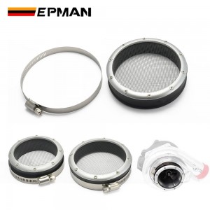 EPMAN 3" /3.5" /4" Turbo Inlet Grill Protector Guard Turbocharge Screen Mesh Air Inlet Filter Cover