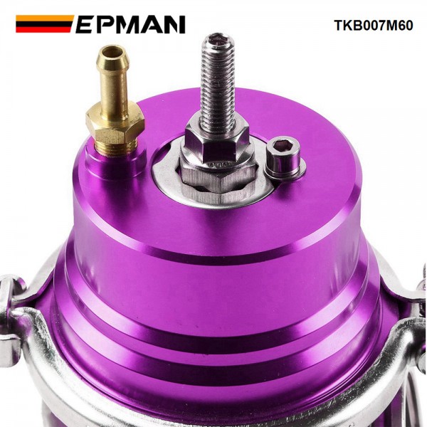 TANSKY - (purple,black) 60mm Turbo V-band 60mm External Waste Gate Bypass Exhaust Manifold + Spring TK-B007 TANSKY - (purple,black) 60mm Turbo V-band 60mm External Waste Gate Bypass Exhaust Manifold + Spring TK-B007