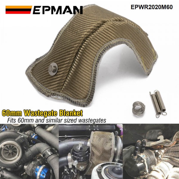 EPMAN Titanium Turbo blanket Jacket Wastegate heat shield blanket Suit 60 mm Wastegate EPWR2020M60