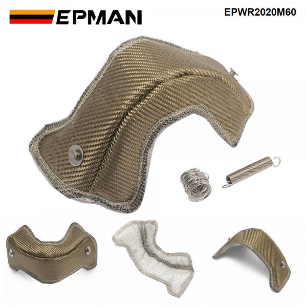 EPMAN Titanium Turbo blanket Jacket Wastegate heat shield blanket Suit 60 mm Wastegate EPWR2020M60 EPMAN Titanium Turbo blanket Jacket Wastegate heat shield blanket Suit 60 mm Wastegate EPWR2020M60