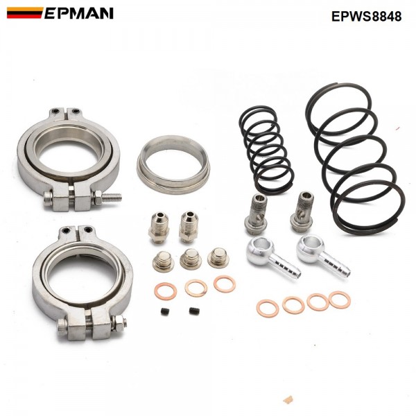 Epman MVR 44mm V Band External Wastegate Kit 24PSI Turbo Wastegate with V Band Flange EPWS8848