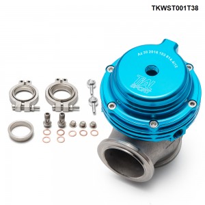 38mm External Wastegate V-Band Flanged Turbo Waste Gate For Supercharge Turbo Manifold TKWST001T38