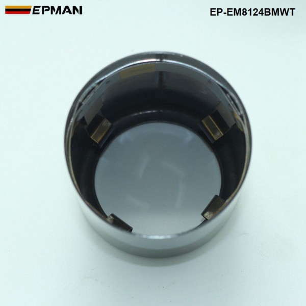 EPMAN -304SS Dual Exhaust Black Chrome Muffler Tips For BMW 5 Serice N20 engine EP-EM8124BMWT