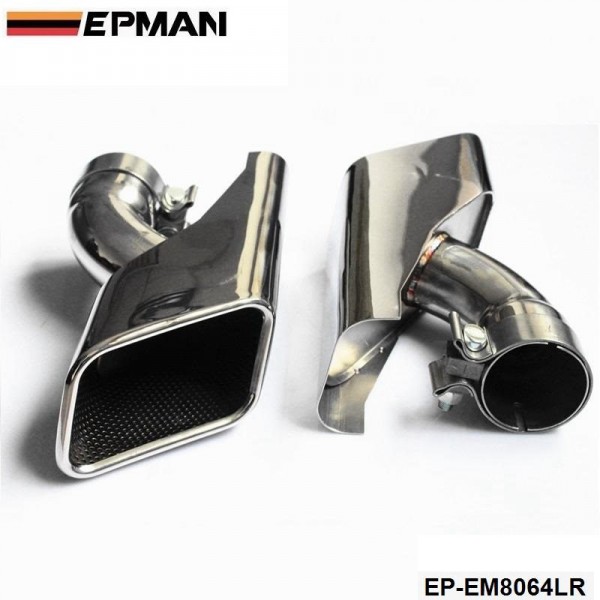 EPMAN Chrome 304 Stainless Steel Exhaust Muffler Tip For Land Rover 05-12 Range Rover diesel EP-EM8064LR