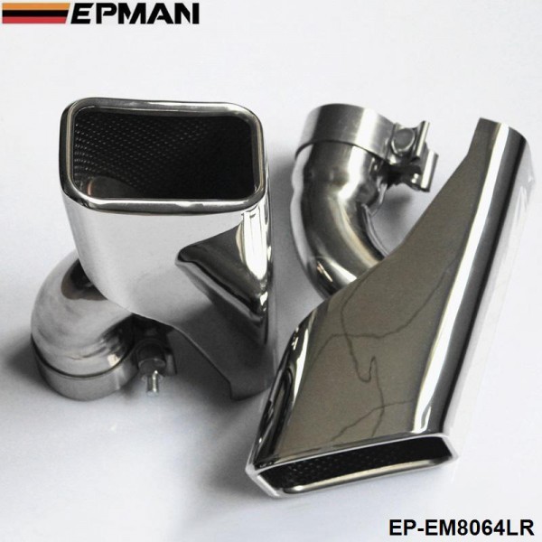 EPMAN Chrome 304 Stainless Steel Exhaust Muffler Tip For Land Rover 05-12 Range Rover diesel EP-EM8064LR