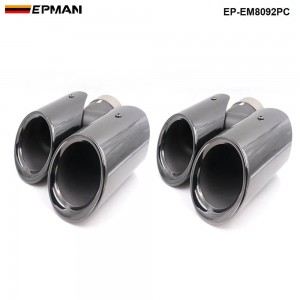 EPMAN Chrome 304 Stainless Steel Exhaust Muffler Tip For Porsche 14 macan EP-EM8092PC