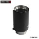 TANSKY -1Pcs Universal ID 2.5'' 63mm OD:92MM Carbon Fiber Exhaust Tip Muffler EP-EM7025