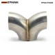 EPMAN Stainless Steel Universal Welding Exhaust Pipe Precision T-Style Y-Pipe Structure For racing cars, trucks, and motorcycles Exhaust Systems EPAA17G03K