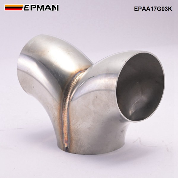 EPMAN Stainless Steel Universal Welding Exhaust Pipe Precision T-Style Y-Pipe Structure For racing cars, trucks, and motorcycles Exhaust Systems EPAA17G03K EPMAN Stainless Steel Universal Welding Exhaust Pipe Precision T-Style Y-Pipe Structure For racing cars, trucks, and motorcycles Exhaust Systems EPAA17G03K