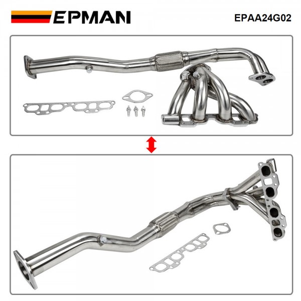 EPMAN Stainless Steel Exhaust Manifold Header For Nissan 200Sx / Sentra / NX Infiniti G20 2.0L 1991-2001 EPAA24G02 EPMAN Stainless Steel Exhaust Manifold Header For Nissan 200Sx / Sentra / NX Infiniti G20 2.0L 1991-2001 EPAA24G02