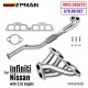 EPMAN Stainless Steel Exhaust Manifold Header For Nissan 200Sx / Sentra / NX Infiniti G20 2.0L 1991-2001 EPAA24G02 EPMAN Stainless Steel Exhaust Manifold Header For Nissan 200Sx / Sentra / NX Infiniti G20 2.0L 1991-2001 EPAA24G02