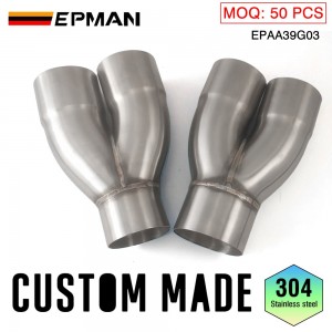 EPMAN T304 Stainless Steel 2-1 2in1 Merge Collectors EPAA39G03