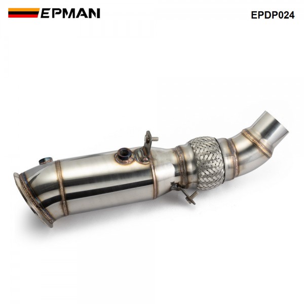 EPMAN 4" Turbo Exhaust Downpipe For BMW 228i 228ix/11-16 320i 320ix 328i 328ix/13-16 428i N20 12-16 EPDP024