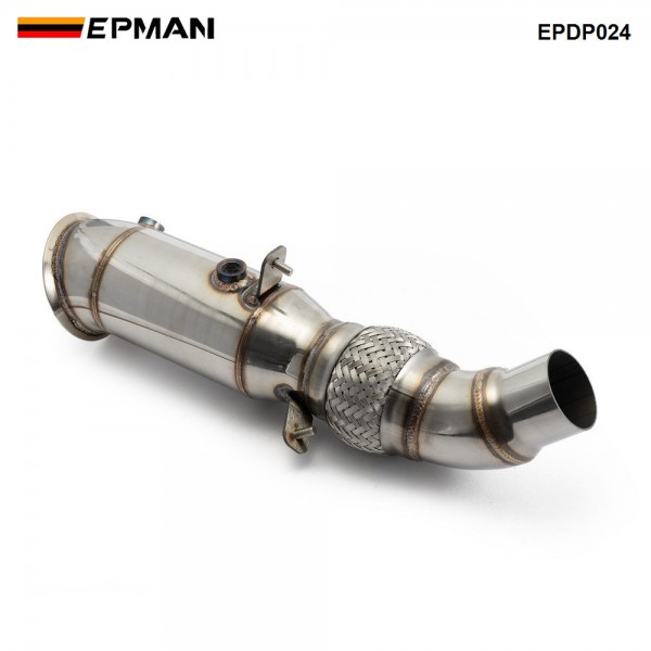 EPMAN 4" Turbo Exhaust Downpipe For BMW 228i 228ix/11-16 320i 320ix 328i 328ix/13-16 428i N20 12-16 EPDP024