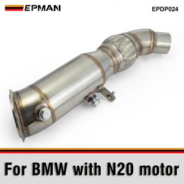 EPMAN 4" Turbo Exhaust Downpipe For BMW 228i 228ix/11-16 320i 320ix 328i 328ix/13-16 428i N20 12-16 EPDP024