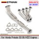 EPMAN For Honda Prelude H22 H-Series 92-96 Swap 4-2-1Tri-Y Exhaust Header + Flex Piping EPEX9296H22