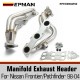 EPMAN Stainless Steel Racing Manifold Exhaust Header For 98-04 Nissan Frontier D22 / Pathfinder R50 3.3L V6 EPEX9904R50