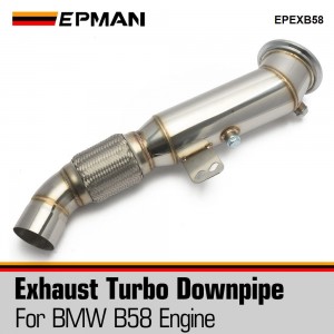 EPMAN B58 V2 Exhaust Downpipe W/ Bracket For BMW F, G Chassis Sup EPEXB58