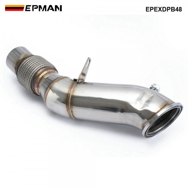 EPMAN B48 Exhasut Catless Downpipe for BMW F20 F30 G20 | +30HP Gain | Stainless Steel EPEXDPB48