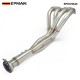 EPMAN Header Exhaust Downpipe 3" 4-1 Tri-Y For Honda Civic EK EG DC2 K Series K20 K24 V-Band Down Pipe EPEXHK20