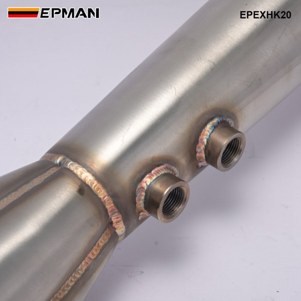 EPMAN Header Exhaust Downpipe 3" 4-1 Tri-Y For Honda Civic EK EG DC2 K Series K20 K24 V-Band Down Pipe EPEXHK20