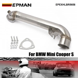 EPMAN Exhaust Downpipe Without Catalytic Converter For BMW Mini Cooper S R56 / R57 / R58 For Peugeot 207  For Citroen DS3 EPEXHLBR5658