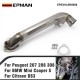 EPMAN Exhaust Downpipe Without Catalytic Converter For BMW Mini Cooper S R56 / R57 / R58 For Peugeot 207  For Citroen DS3 EPEXHLBR5658