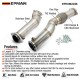 EPMAN Exhaust Catless Down Pipes For BMW S58 3.5" Fat Boy Downpipes M2 M3 M4 G87 G80 G82 G83 EPEXM234B