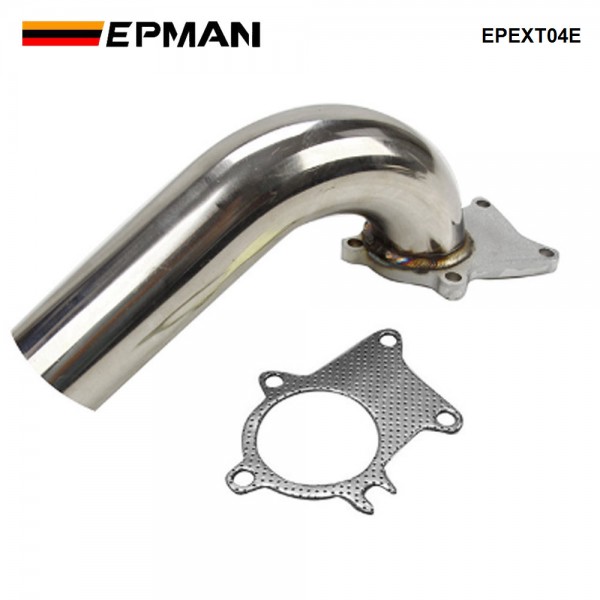 EPMAN T3/T4 T04E 5 Bolt Flange 2.5" Inch 63mm Turbo Exhaust Downpipe/Dump Pipe&Gasket EPEXT04E