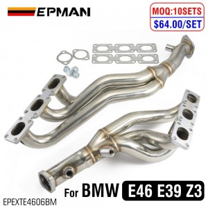 EPMAN Stainless Steel Exhaust Manifold Header for BMW E46 1998-2006 323i 328i Z3-528I/M54 E39 EPEXTE4606BM