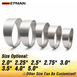 EPMAN Custom Universal Stainless Steel 304 Exhaust Pies Sawtooth Pie Cut - Angle Segment 15Degree | 1.5mm 1D Radius EPHJG