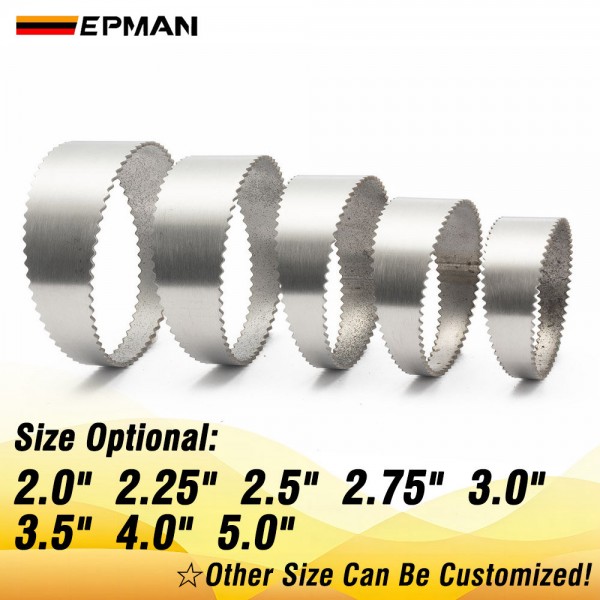 EPMAN Custom Universal Stainless Steel 304 Exhaust Pies Sawtooth Pie Cut - Angle Segment 15Degree | 1.5mm 1D Radius EPHJG EPMAN Custom Universal Stainless Steel 304 Exhaust Pies Sawtooth Pie Cut - Angle Segment 15Degree | 1.5mm 1D Radius EPHJG