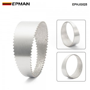 EPMAN Custom Universal Stainless Steel 304 Exhaust Pies Sawtooth Pie Cut - Angle Segment 15Degree | 1.5mm 1D Radius EPHJG