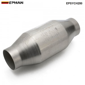 EPMAN 2.5 inch Universal Spun Catalytic Converter High Flow Stainless Steel 410250 EPSYCH250 